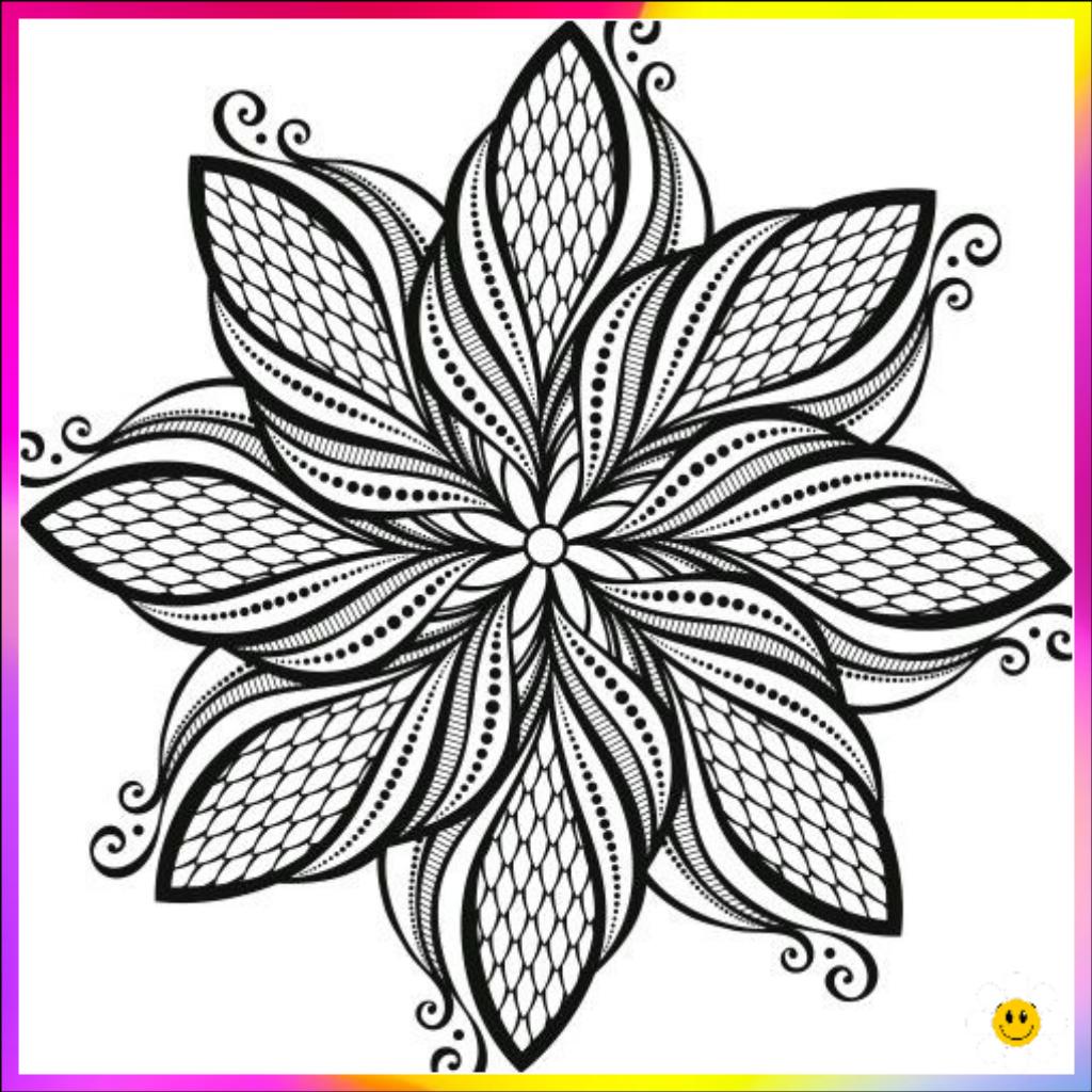 flower drawing design