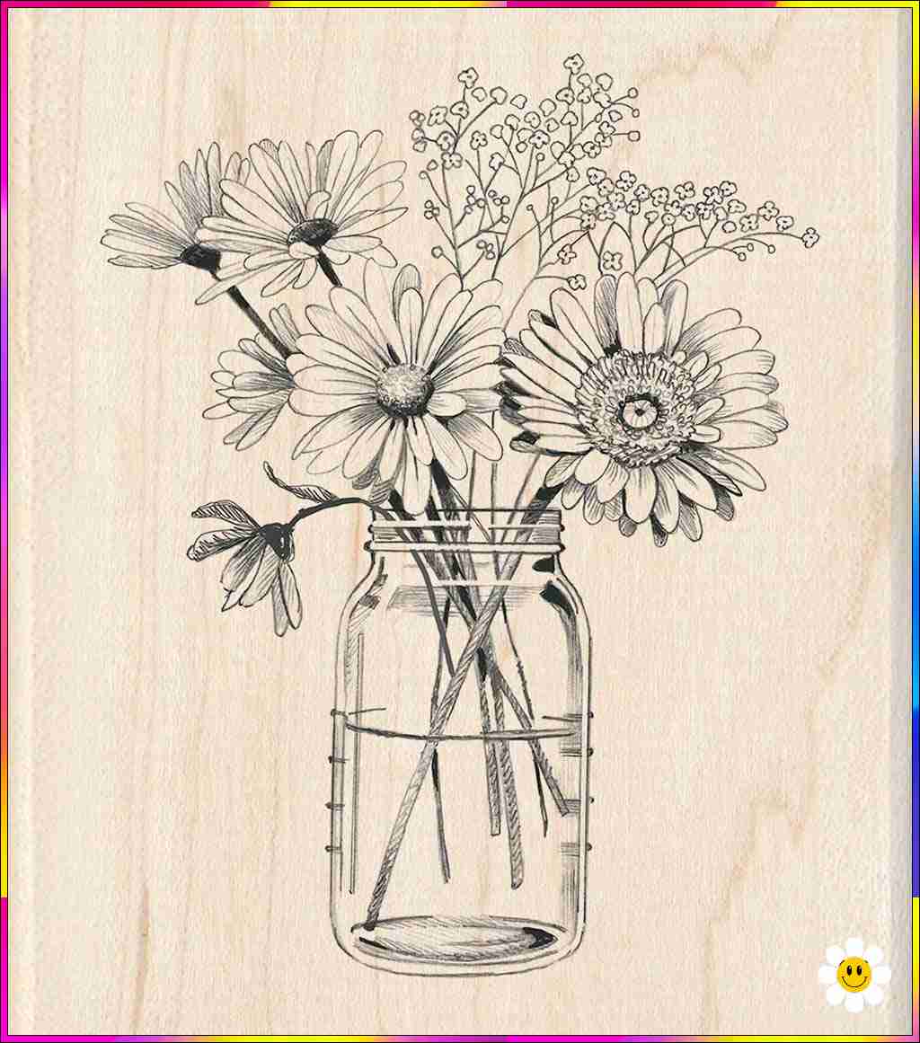 drawing of flower
