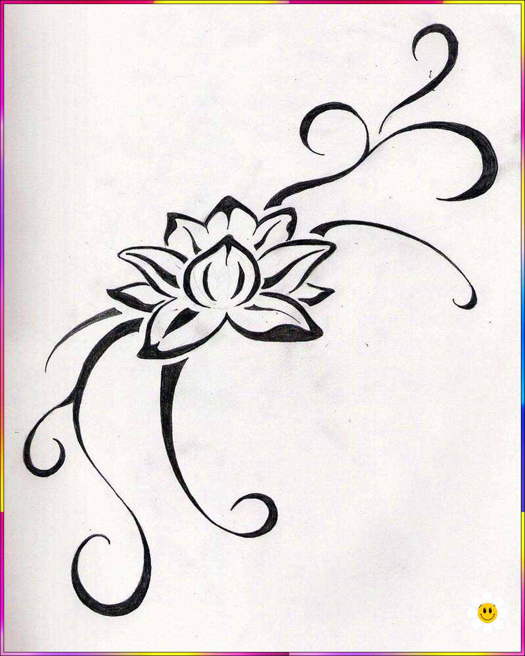 small flower drawing
