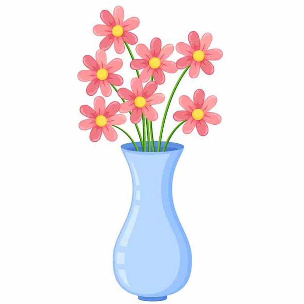 best flower pot drawing